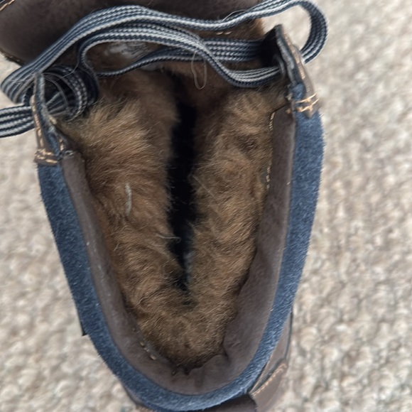 Mens brown liner boots. Size 9.5 - Picture 3 of 4